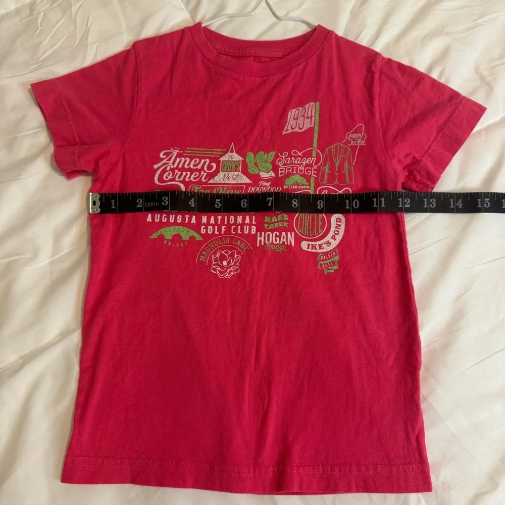 The Masters Pink Golf Youth T-Shirt size xsmall - Picture 7 of 11